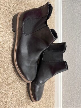 Men's Black Chelsea Boots - Classic Slip-On Dress Boot